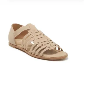 Eileen Fisher Rato strappy khaki leather sandals size 11 NWB