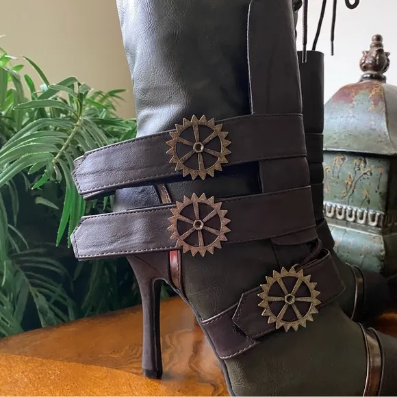 Ellie - STEAMPUNK Boots