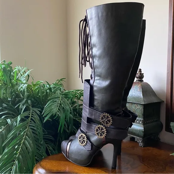 Ellie - STEAMPUNK Boots