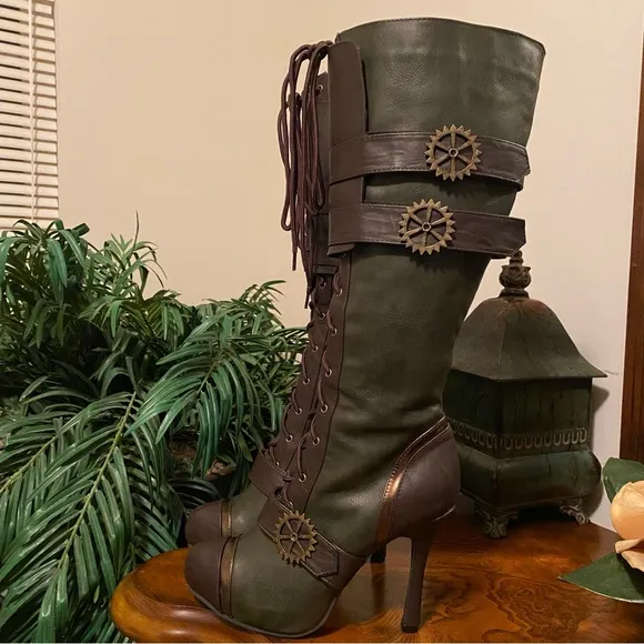 Ellie - STEAMPUNK Boots