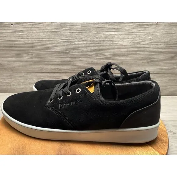 Emerica Romero Laced Skate Shoes - Black Men’s Size 11