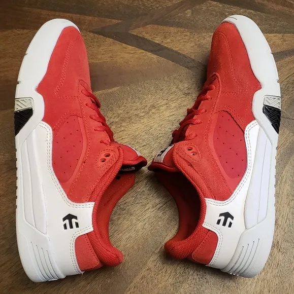 etnies Estrella Skate Shoes In Red By Ryan Sheckler Unisex Ms7, Ws8.5