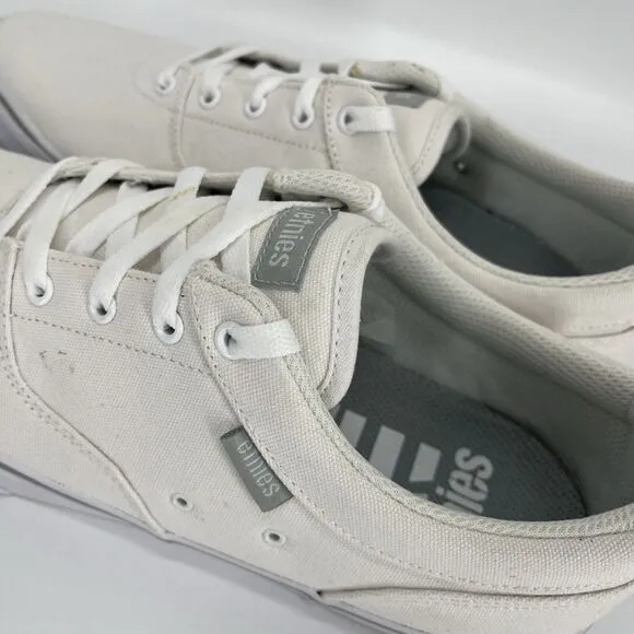 Etnies Factor Skateboarding Shoes Mens 12 White Skate Inspired Sneakers