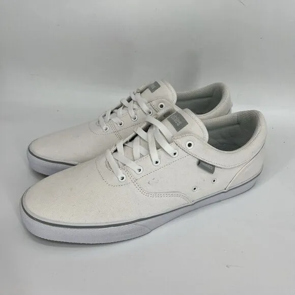 Etnies Factor Skateboarding Shoes Mens 12 White Skate Inspired Sneakers