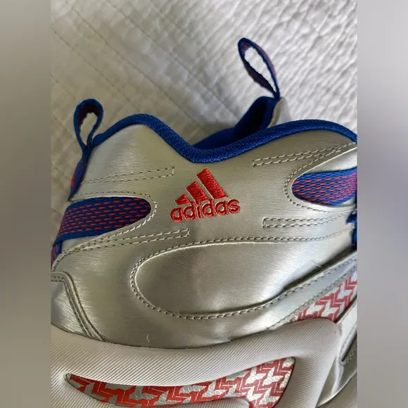 EUC Adidas Crazy 8 KB8 ‘John Wall' Sneakers (G98293) Silver/Blue Size 12