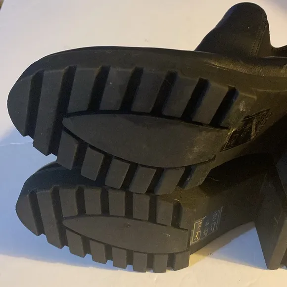 EUC ALDO Ankle Boots, Booties, Leather, Platform, Sz 9, chunky, block heel