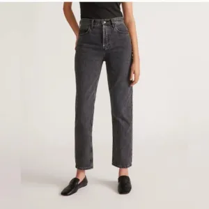 Everlane The Cheeky Jean Black  High Rise Cropped Straight Leg  Size 29