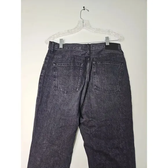 Everlane The Cheeky Jean Black  High Rise Cropped Straight Leg  Size 29
