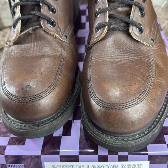 (F2) Carolina Leather Steel Toe Work Boots, 11 E
