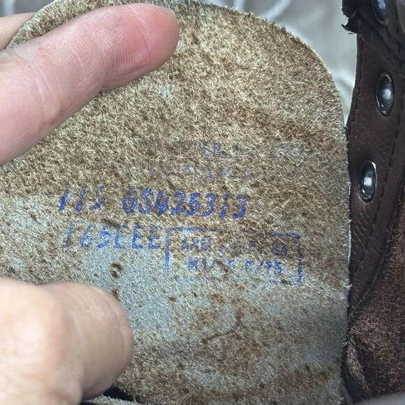 (F2) Carolina Leather Steel Toe Work Boots, 11 E
