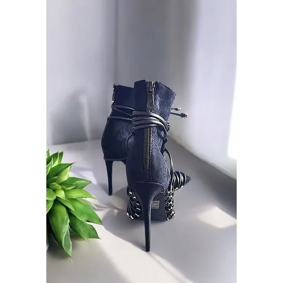 Fashion Nova Wrap Around Catalina Booties Boots - Size 7.5  ***Item: B3