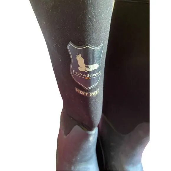 Field and Stream men’s scent free black muck boots size 10 ￼