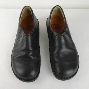 Finn Comfort Newport Shoes Women’s Size 37 US 6 Black Slip On Comfort Loafers