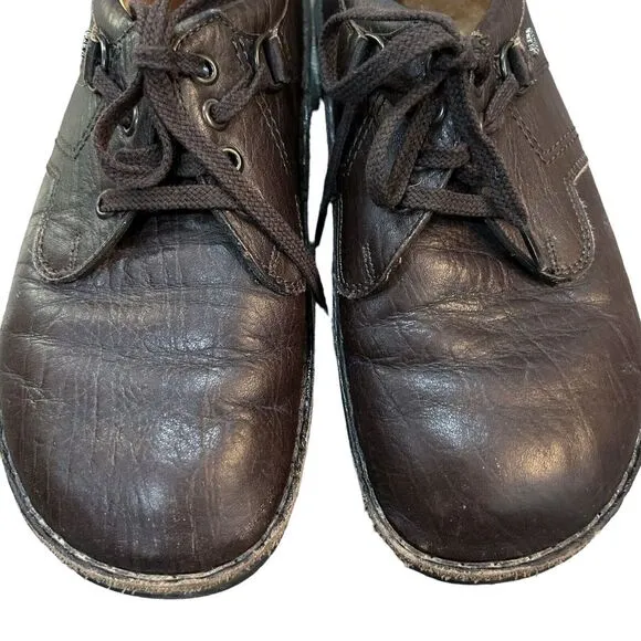 Finn Comfort Vaasa Brown Leather Lace Up Shoes Size 37 Women's US Size 6.5 7