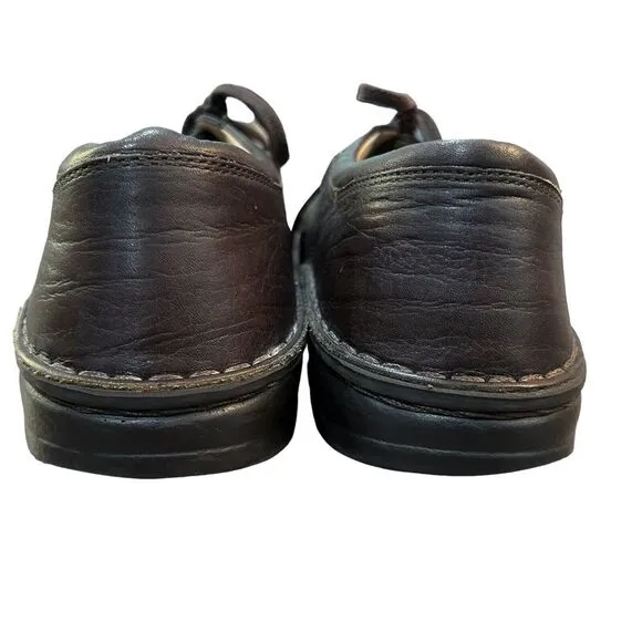 Finn Comfort Vaasa Brown Leather Lace Up Shoes Size 37 Women's US Size 6.5 7
