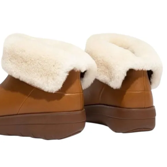 FitFlop Mukluk Shorty Waterproof Shearling Lined Ankle Boots