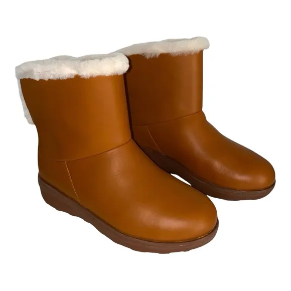 FitFlop Mukluk Shorty Waterproof Shearling Lined Ankle Boots