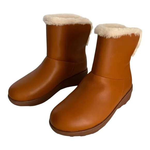 FitFlop Mukluk Shorty Waterproof Shearling Lined Ankle Boots