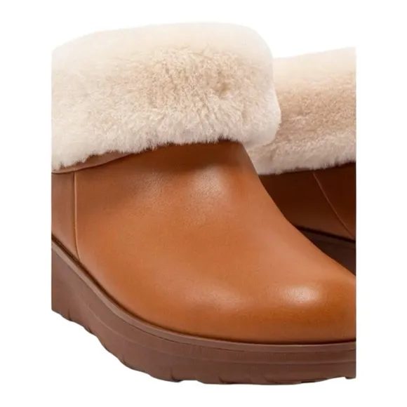 FitFlop Mukluk Shorty Waterproof Shearling Lined Ankle Boots