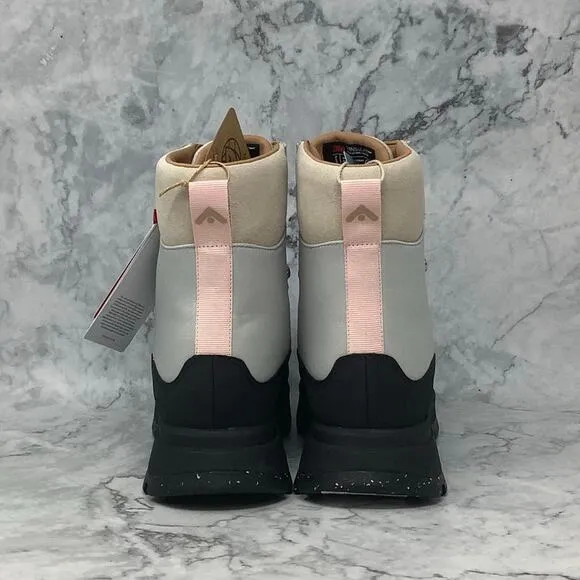 FitFlop Womens 8 Black Mix Neo D Hyker Waterproof Fabric Suede Boots P36-7