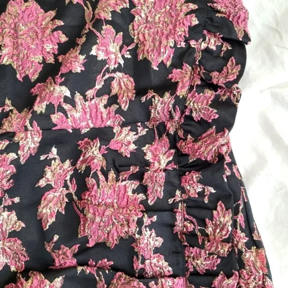 Floral Brocade Jacquard Cocktail Dress - For Love And Lemons