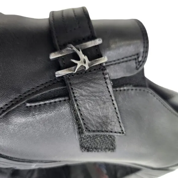 Fluchos Charis F0942 Women's Comfort Slip-On Shoes Size 39 Black Leather