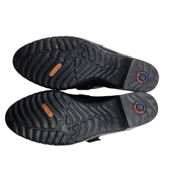 Fluchos Charis F0942 Women's Comfort Slip-On Shoes Size 39 Black Leather