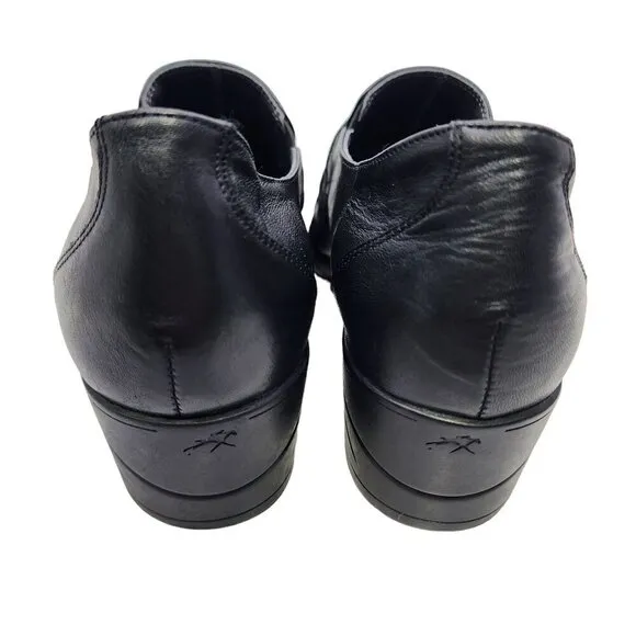 Fluchos Charis F0942 Women's Comfort Slip-On Shoes Size 39 Black Leather
