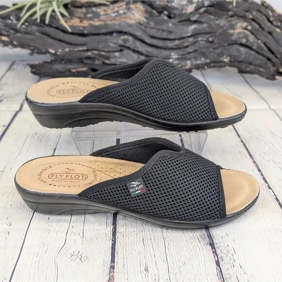 Fly Flot Mule Sandals - Size 38