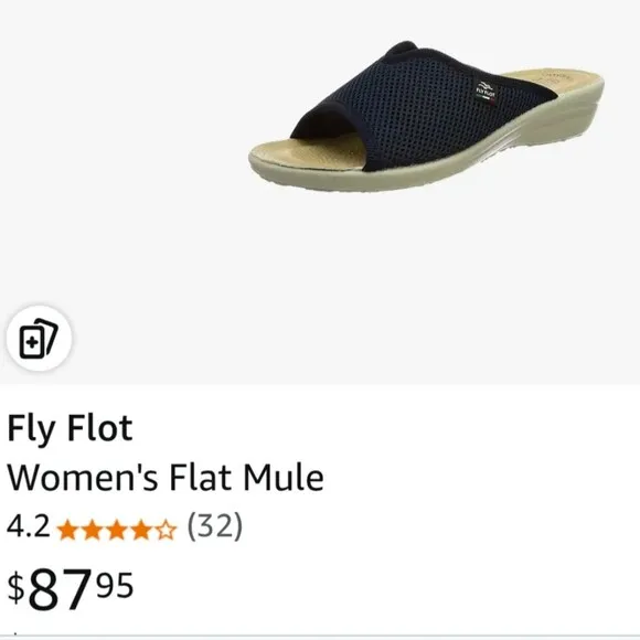 Fly Flot Mule Sandals - Size 38