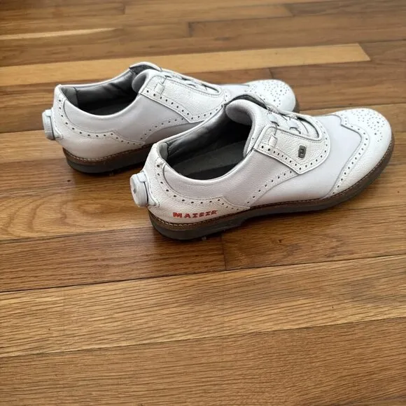 Footjoy Myjoys Dryjoys Premier Series Boa Golf Shoes Women's White Size 8