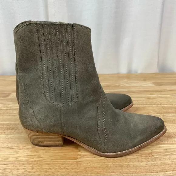 Free People Beige Gray New Frontier Chelsea Western Cowboy Boots Sz.39(US 8.5)