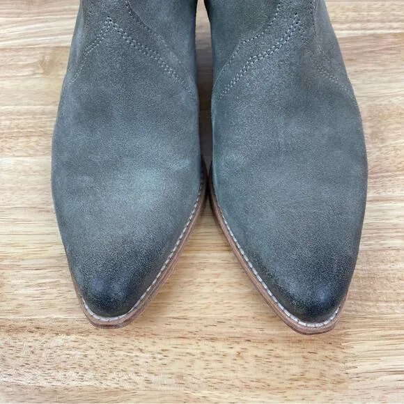 Free People Beige Gray New Frontier Chelsea Western Cowboy Boots Sz.39(US 8.5)