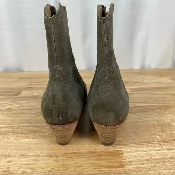 Free People Beige Gray New Frontier Chelsea Western Cowboy Boots Sz.39(US 8.5)