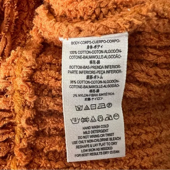 Free People Best of You Sweater, Sunset Orange, size S