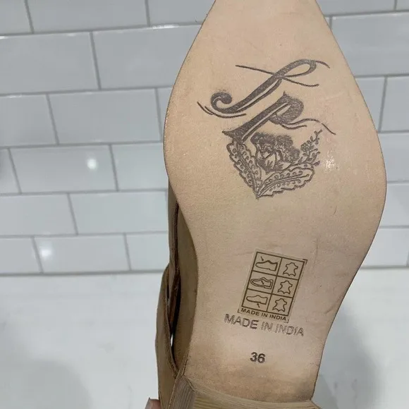Free People | Boots Back Loop Leather Ankle Neutral Point Toe New