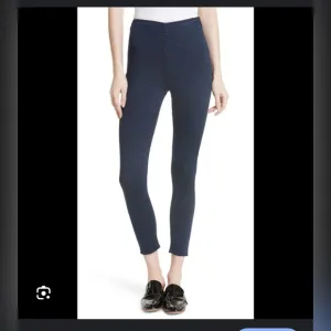 Free People Easy Goes It High Waist Pull on jeggings leggings jeans dark blue 24