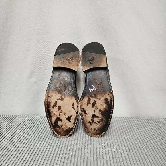 FRYE‎ Shoes Mens 9 Brown James Double Monk Leather