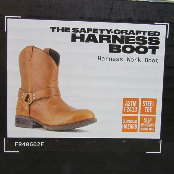 Frye Supply Women's Harness Safety Steel Toe Work Boot FR40602F