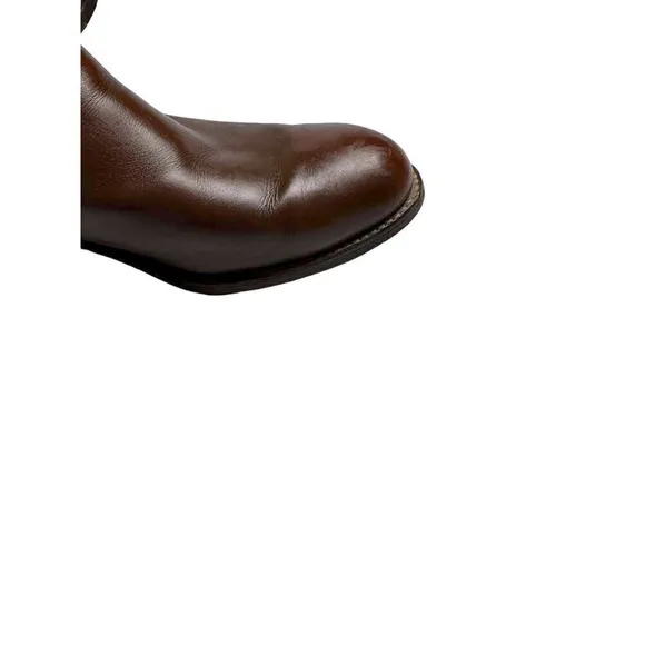 Frye Womens Brown Leather Strap Chelsea Boots Size 6