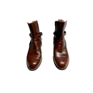 Frye Womens Brown Leather Strap Chelsea Boots Size 6