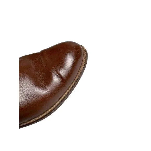 Frye Womens Brown Leather Strap Chelsea Boots Size 6