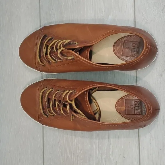 Frye Womens Mindy Low Leather Comfort Sneakers Slip On shoes sz 7M