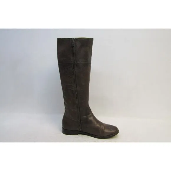Frye Womens Size 5.5 M Brown Leather Knee High Cowboy Fashion Boots