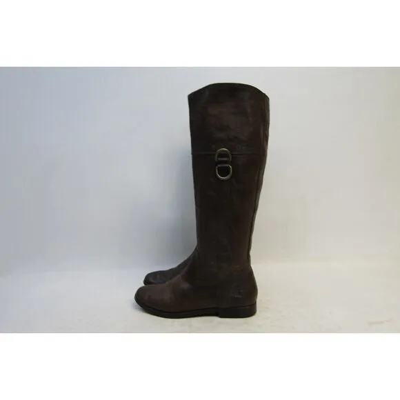 Frye Womens Size 5.5 M Brown Leather Knee High Cowboy Fashion Boots