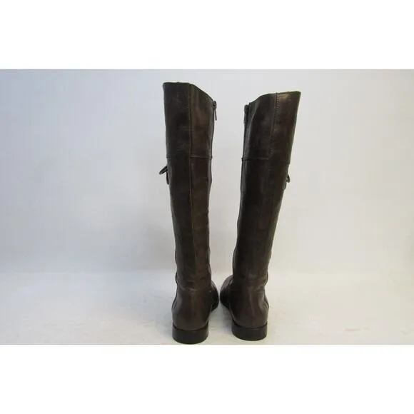 Frye Womens Size 5.5 M Brown Leather Knee High Cowboy Fashion Boots