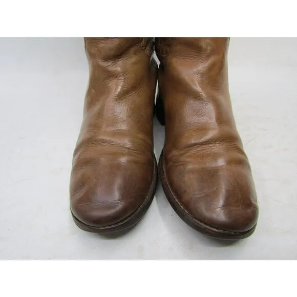 Frye Womens Size 8 B Brown Leather 16&quot; Shaft Knee High Fashion Boots