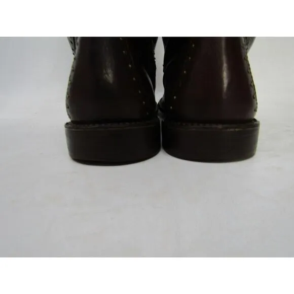 Frye Womens Size 9 B Brown Leather Knee High Cowboy Riding Fashion Boots