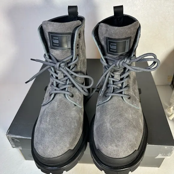 G-Star raw Blake High Suede Boots Gray casual classic outddor formal style comfy