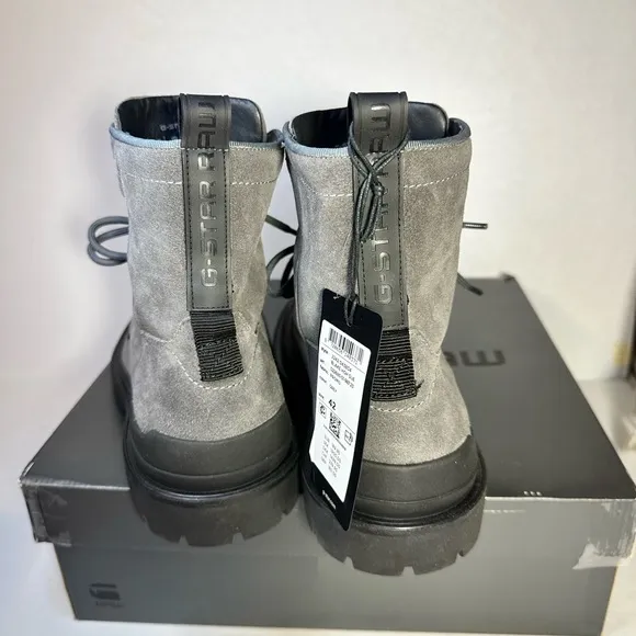 G-Star raw Blake High Suede Boots Gray casual classic outddor formal style comfy